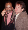 Quincy Jones, Robin Williams 1991. Photo by John Barrett (Quincy Jones Robin Williams07531) Poster