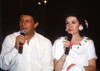 Frankie Avalon & Annette Funicello performing at Knott's Berry Farm, Buena Park, CA, 1990. *exclusive* ph: Ron Wolfson / (Frankie Avalon & Annette Funicello 5) Poster