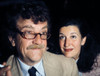Kurt Vonnegut, Jill Krementz 1981. Photo by Adam Scull (Kurt Vonnegut Jill Krementz07365) Poster