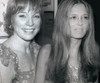 Shirley Maclaine, Gloria Steinem 1982. Photo by Adam Scull (Shirley Maclaine and Gloria Steinem3851) Poster