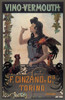 Vino Vermouth Cinzano Torino Poster Print - Apple Collection Vintage