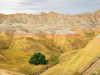 South Dakota- Badlands National Park. Badlands rock formations- Yellow Mounds Poster Print - Jamie and Wild