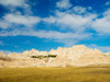 South Dakota- Badlands National Park. Mixed-grass Prairie and Badlands rock formations Poster Print - Jamie and Wild