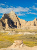 South Dakota- Badlands National Park. Badlands rock formations Poster Print - Jamie and Wild