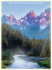 Grand Tetons Poster Print - Red Truck Old
