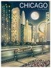 Chicago 2 Poster Print - Red Truck Old