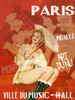 Paris Music Hall Poster Print - Apple Collection Vintage
