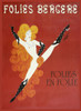 Folies Bergere Risque Poster Print - Apple Collection Vintage
