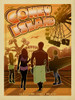 Red Truck Collection Coney Island Poster Print - Red Truck Old