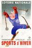 Winter Sports Poster Print - Apple Collection Vintage