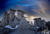 USA- New Mexico. Bisti Badlands eroded rock formations. Poster Print - Gallery Jaynes