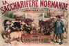 Cows Normandie Poster Print - Apple Collection Vintage