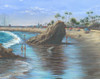 Beach Day Corona Del Mar Newport Beach Poster Print - Will Thompson