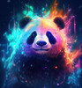 Color Splash Panda 2 Poster Print - Wumples