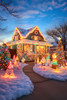 Christmas House 2 Poster Print - Ray Heere