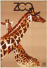 Giraffe Zoo Poland Poster Print - Apple Collection Vintage