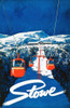 Vintage Ski Poster Poster Print - Apple Collection Vintage