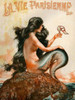 Mermaid Poster Print - Apple Collection Vintage