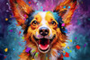 Happy Dog4 Poster Print - Ray Heere