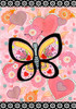 Butterfly Hearts Poster Print - Valarie Wade