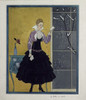 Barbier Black Dress Poster Print - Apple Collection Vintage