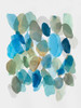 Blue Inky Pebbles II Poster Print - J Hazel