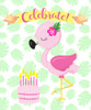 Flamingo Celebrate Poster Print - Tina Lavoie