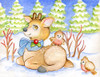Winter Friends Poster Print - Valarie Wade