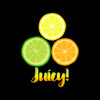 Juicy black Poster Print - Tina Lavoie