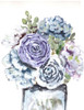 Spring Bouquet in Blue Poster Print - Marcy Chapman