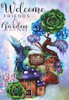 Fairies Welcome - Garden Whimsiez Poster Print - Pike Art Sheena