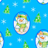 Snowman Pattern 1 Poster Print - Valarie Wade