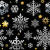 Park Avenue Snowflake Pattern Poster Print - Tina Lavoie