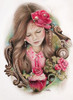 Make a Wish - Tea Series Poster Print - Pike Art Sheena
