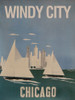 Windy City Poster Print - Apple Collection Vintage