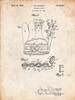 PP272-Vintage Parchment Denkert Baseball Glove Patent Poster Poster Print - Cole Borders