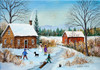 Winter Path Poster Print - Sharon Mark