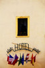 Hotel Window with Flags Poster Print - Vizvary Photography Susan