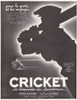 Cricket Mens Hats Poster Print - Apple Collection Vintage