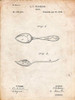 PP236-Vintage Parchment Training Spoon Patent Poster Poster Print - Cole Borders