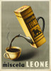 Coffee Leone Poster Print - Apple Collection Vintage