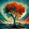 A018 Tree Of Life Poster Print - Ray Heere