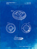 PP253-Faded Blueprint Simon Patent Poster Poster Print - Cole Borders