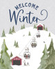 Winter Mountain Getaway portrait VI-Welcome Winter Poster Print - Reed Tara