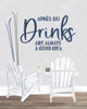 Winter Mountain Getaway portrait III-Drinks Poster Print - Reed Tara