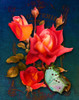 Vintage Roses Poster Print - Tina Lavoie