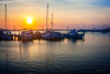 Sunset on the Boats Poster Print - Alan Hausenflock
