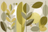 Mid Century Nature Green 4 Poster Print - Ray Heere