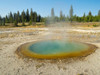Wyoming- Yellowstone National Park. West Thumb Geyser Basin- Abyss Pool Poster Print - Jamie and Wild