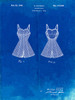 PP254-Faded Blueprint Bathing Suit Patent Poster Poster Print - Cole Borders